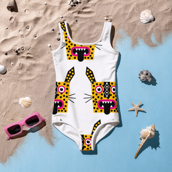 Bañador Jaguares de Colores para Niña – Cómodo y Resistente