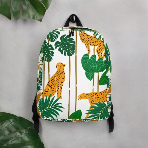 Mochila Minimalista Jaguares de Colores – Estilo y Comodidad
