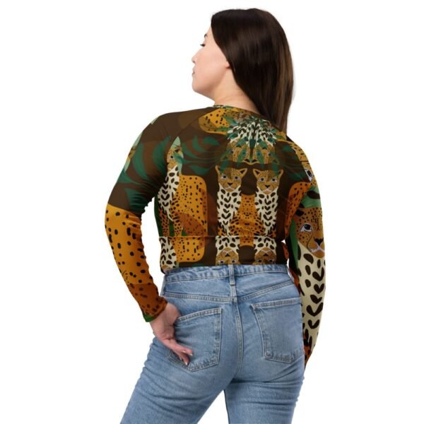 Crop Top de Manga Larga de Poliéster Reciclado - Imagen 4