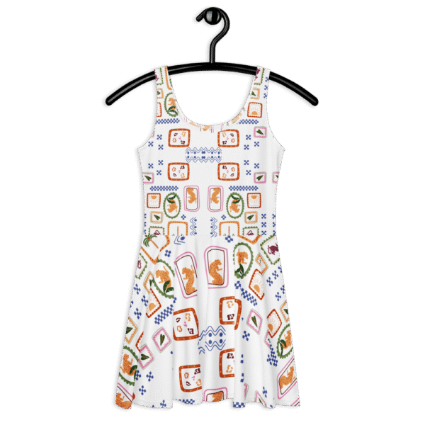 Vestido Skater Jaguares de Colores – Estilo vibrante y libertad de movimiento - Imagen 9