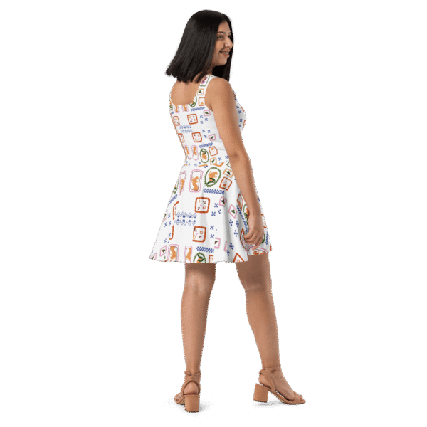 Vestido Skater Jaguares de Colores – Estilo vibrante y libertad de movimiento - Imagen 5