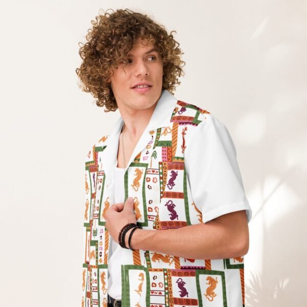 Camisa de Manga Corta Jaguares de Colores – Ligera, fresca y con estilo - Imagen 2