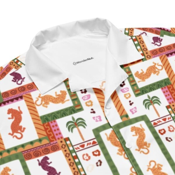 Camisa de Manga Corta Jaguares de Colores – Ligera, fresca y con estilo - Imagen 4