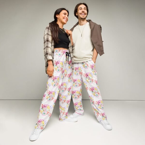 Pantalón de Chándal Holgado Jaguares de Colores – Estilo retro y máxima comodidad - Imagen 2