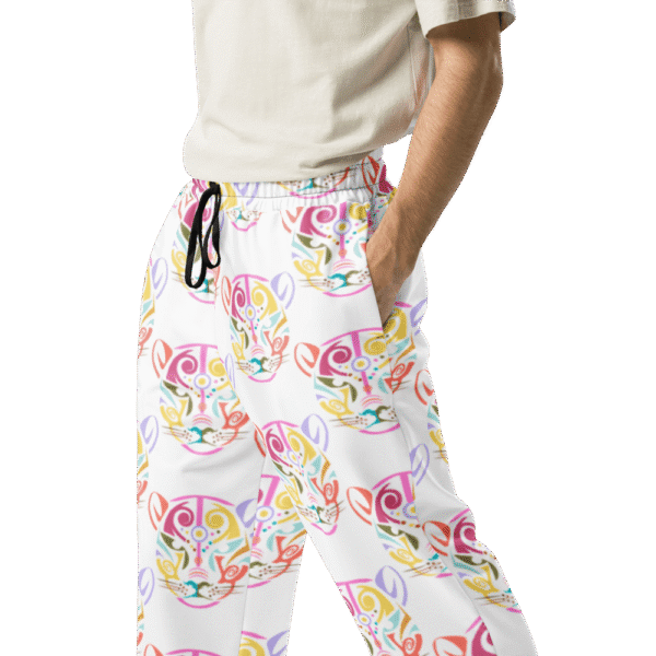 Pantalón de Chándal Holgado Jaguares de Colores – Estilo retro y máxima comodidad - Imagen 4