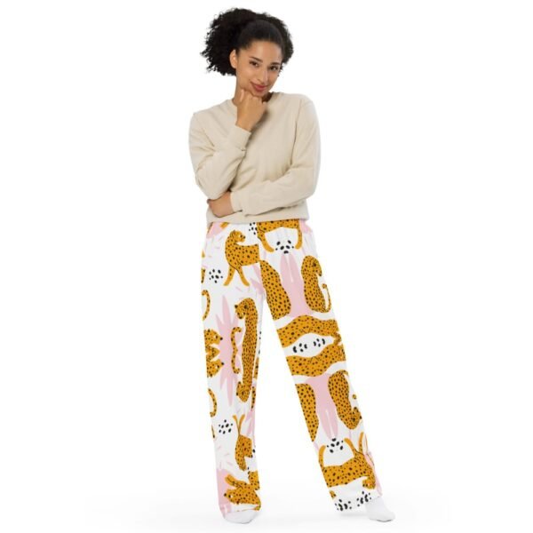Pantalón Ancho Jaguares de Colores – Comodidad y estilo unisex