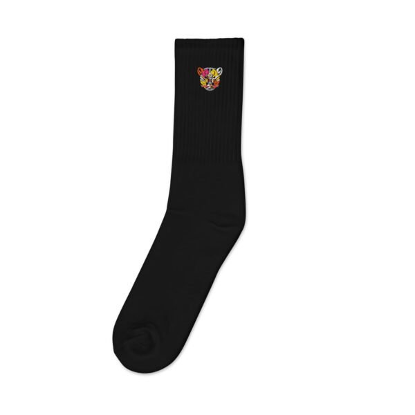 Calcetines Bordados Jaguares de Colores #1 – Comodidad y estilo premium - Imagen 5