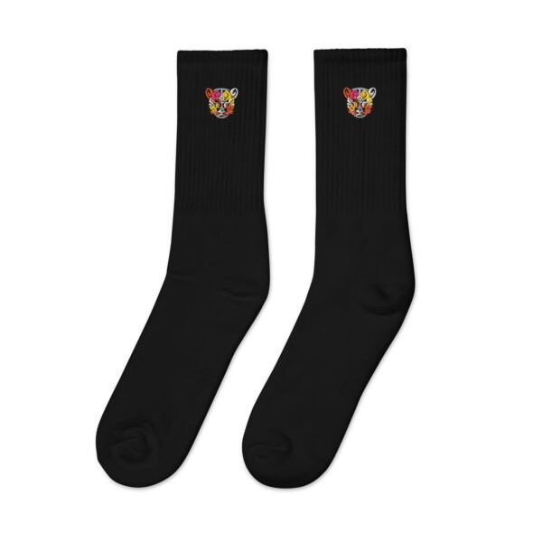 Calcetines Bordados Jaguares de Colores #1 – Comodidad y estilo premium - Imagen 3