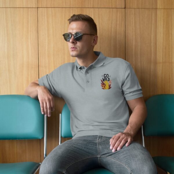 Polo Premium para Hombre – Diseño Jaguares de Colores - Imagen 10