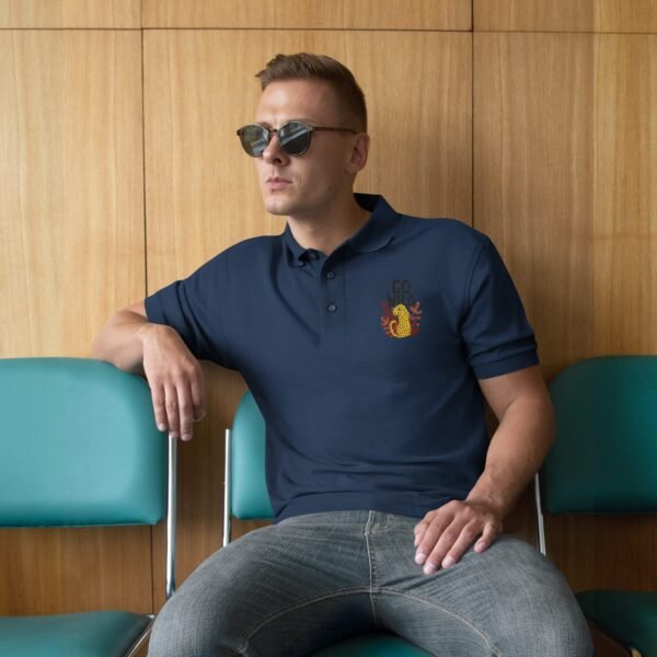 Polo Premium para Hombre – Diseño Jaguares de Colores - Imagen 9