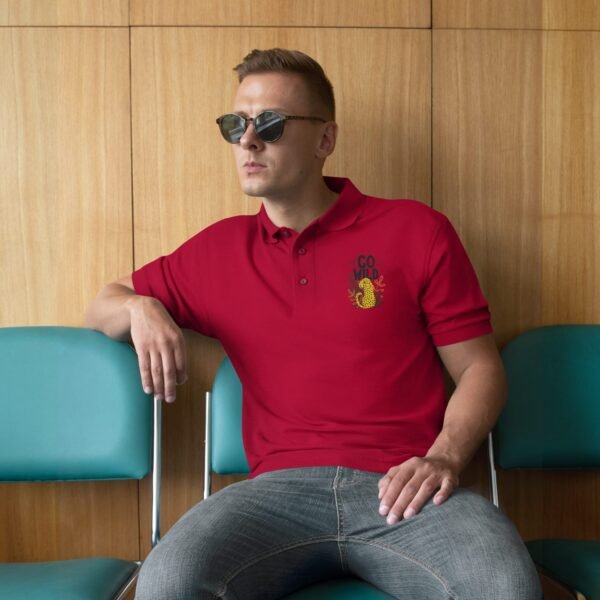Polo Premium para Hombre – Diseño Jaguares de Colores - Imagen 8