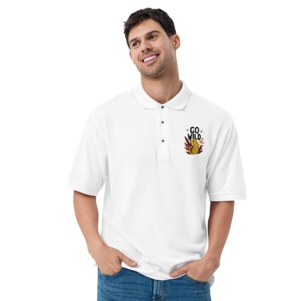 Polo Premium para Hombre – Diseño Jaguares de Colores - Imagen 2